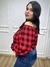 Blusa xadrez em duna - Planet Plus | Moda Feminina Plus Size