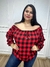 Blusa xadrez em duna - comprar online