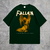 REMERA OVERSIZE FALLEN (VERDE OSCURO) - comprar online
