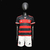 kit-infantil-adidas-flamengo-vermelha-preta-vermelho-preto-home-titular-listrada-24-25-gabigol-pedro-arrascaeta-delacruz-luizaraujo-everton