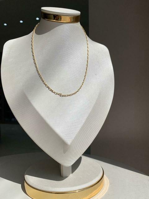 Colar Corrente Elo Quadrado CL52