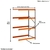 Mini Porta Pallet 250kg Continuação 2,00m x 1,20m x 60cm 4 Níveis - comprar online