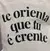 Ecobag Te Orienta que Tu é Crente - comprar online
