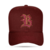Boné Snapback Vinho Alto Relevo Contour Dourado - REF48