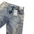 calça jogador brow jeans com tinta