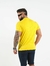 Camisa Básica Slim Canelada Premium - Amarelo Ouro