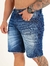 Imagem do Bermuda Jeans Slim Azul Básica