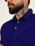 Camisa Gola Polo no Tricô Soft Texturizado Azul Bic - loja online