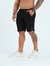 Short Sarja Rabo de Peixe com Elastano - Preto - comprar online