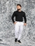 Camisa Manga Longa Moletom - Preto - loja online