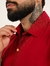 Camisa de Botão Slim Básica com Elastano Vinho - Fitz Jeans Atacado