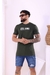 Camisa Masculina LongLine Verde Militar