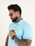 Camisa Gola Polo no Cotton com Elastano Azul - loja online
