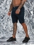 Bermuda Alfaiataria Slim Acetinada com Elastano - Azul Marinho na internet