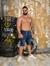 Imagem do Bermuda Jeans Slim Básica Azul com Elastano