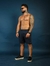 Imagem do Short Over Moletom Azul Marinho