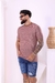 T - Shirt Masculina Slim Malha 3D Texturizada Marrom - comprar online