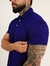 Camisa Gola Polo no Tricô Soft Texturizado Azul Bic na internet