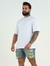Camisa Oversized Branca Estampada Costa - comprar online