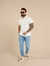 Camisa Gola Polo no Tricô Soft Texturizado Off White - loja online