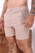 Short Alfaiataria Acetinada Premium com Cós Duplo - Bege Claro - comprar online