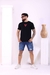 Camisa Masculina LongLine Angel Preta - comprar online