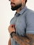 Camisa Gola Polo no Cotton com Elastano - Cinza Chumbo - Fitz Jeans Atacado