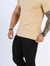 Camisa Slim Básica Fio 40.1 - Bege - Fitz Jeans Atacado