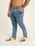 Calça Jeans Slim com Bolso Embutido Marmorizada na internet