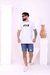 Camisa Masculina LongLine Angel Branca - comprar online