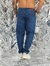 Imagem do Calça Jeans Oversized Básica 100% Algodão - Azul Escura