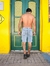 Bermuda Jogador Jeans Básica Com Marcação Lateral