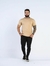 Camisa Slim Básica Fio 40.1 - Bege na internet