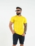 Camisa Básica Slim Canelada Premium - Amarelo Ouro na internet