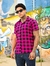 Camisa der Botão Slim Xadrez - comprar online