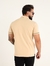Camisa Gola Polo no Cotton com Elastano - Creme - Fitz Jeans Atacado