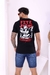 Camisa Masculina LongLine Angel Preta - Fitz Jeans Atacado