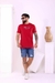 Camisa Masculina LongLine King Vermelha