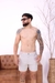 Short Alfaiataria Acetinada Premium com Cós Duplo Areia - loja online
