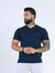 Camisa Slim Básica Fio 40.1 - Azul Marinho