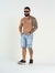Imagem do Bermuda Jeans Slim Destroyed Marmorizada