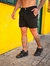 Short Alfaiataria Acetinada Premium com Cós Duplo - Black - Fitz Jeans Atacado