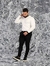 Camisa Manga Longa Moletom - Off White - Fitz Jeans Atacado
