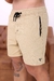 Short Jogger Sarja com Zíper no Bolso Frontal Bege Claro na internet