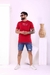 Camisa Masculina LongLine King Vermelha - comprar online