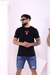 Camisa Masculina LongLine Angel Preta - loja online