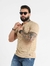Tshirt Gola Portguesa Com Zíper Frontal no Tricô - Bege - comprar online