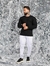 Camisa Manga Longa Moletom - Preto - comprar online