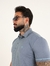 Camisa Gola Polo no Cotton com Elastano - Cinza Chumbo - loja online