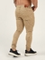 Calça Masculina Sarja Slim Power Bege Claro - comprar online